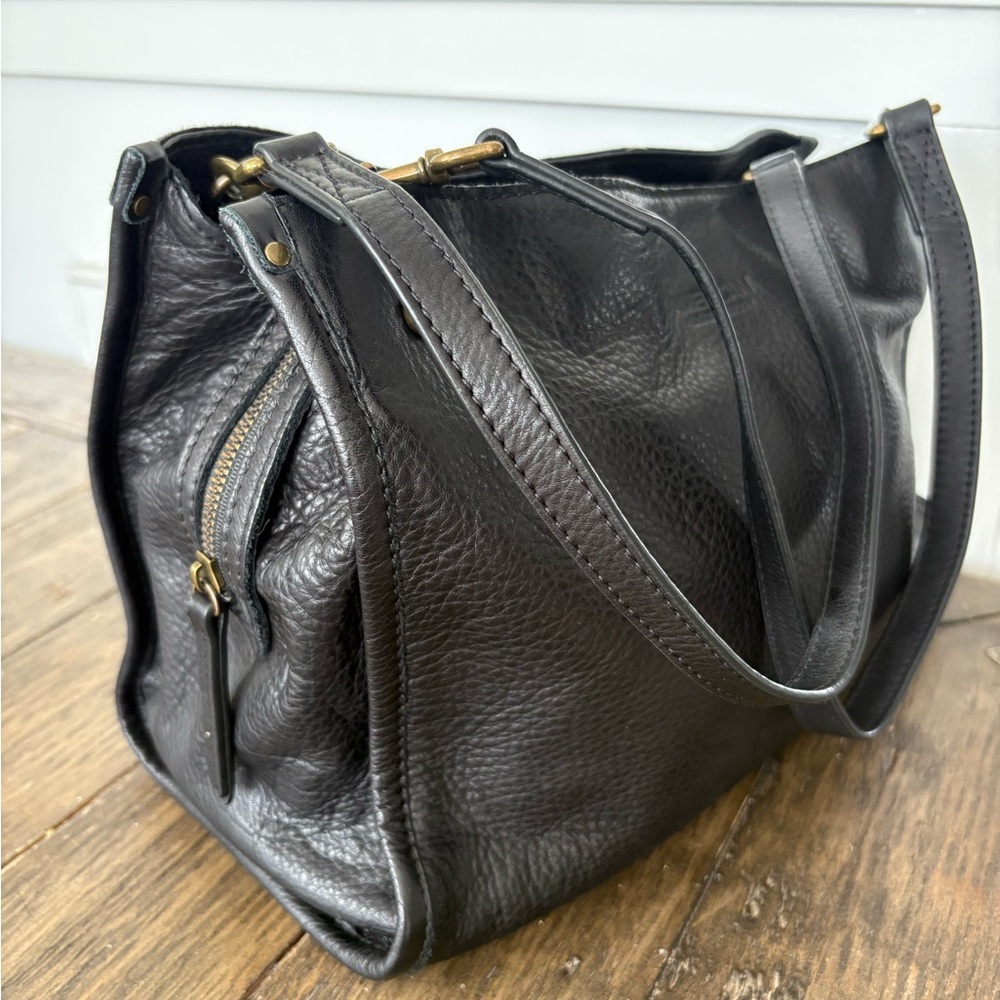 American Leather Co. Lenox Triple Entry
Leather Satchel - Picture 3 of 12